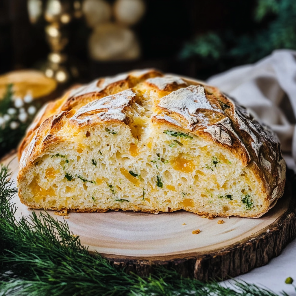 Cheddar and Herb Soda Bread