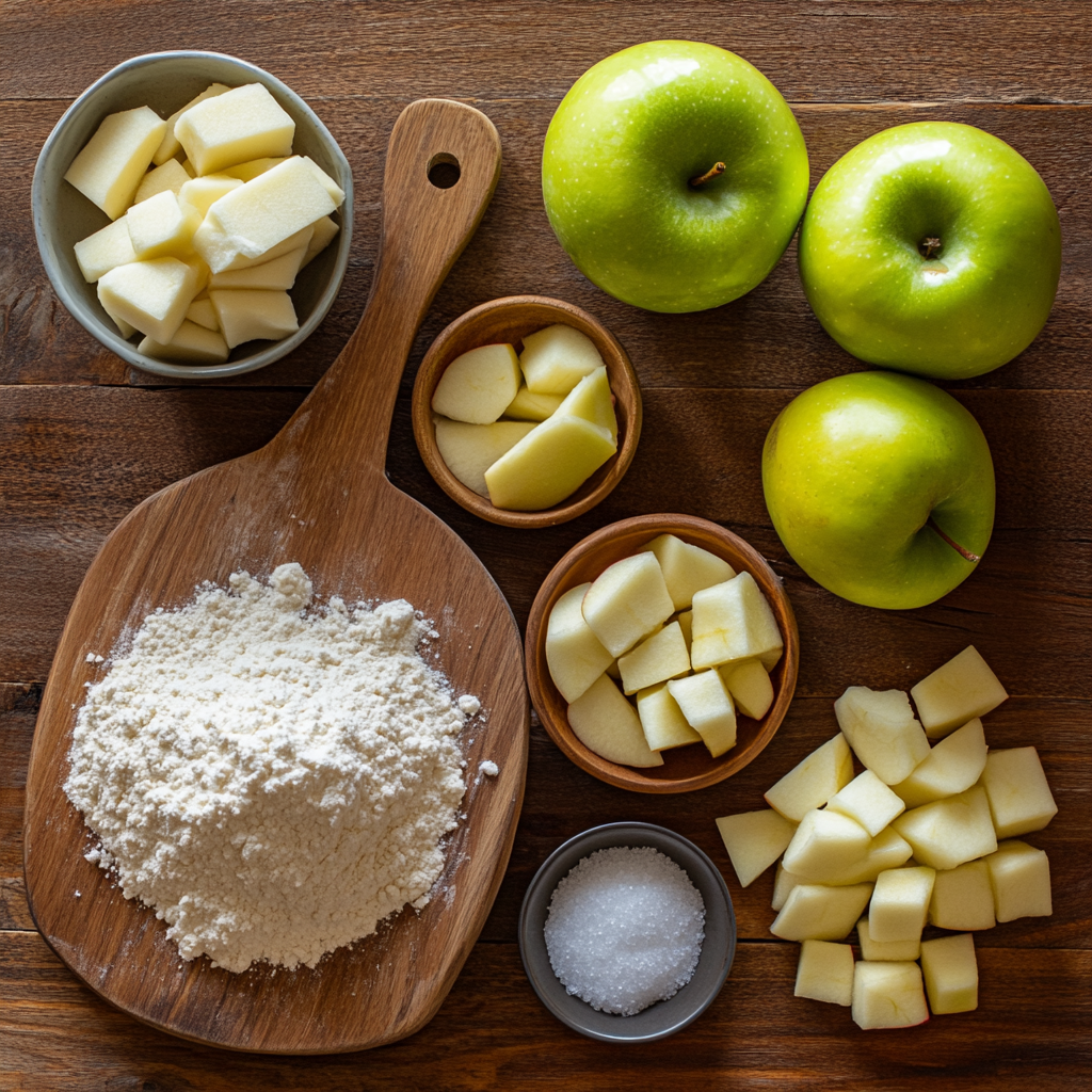 Christmas Apple Pies ingredients