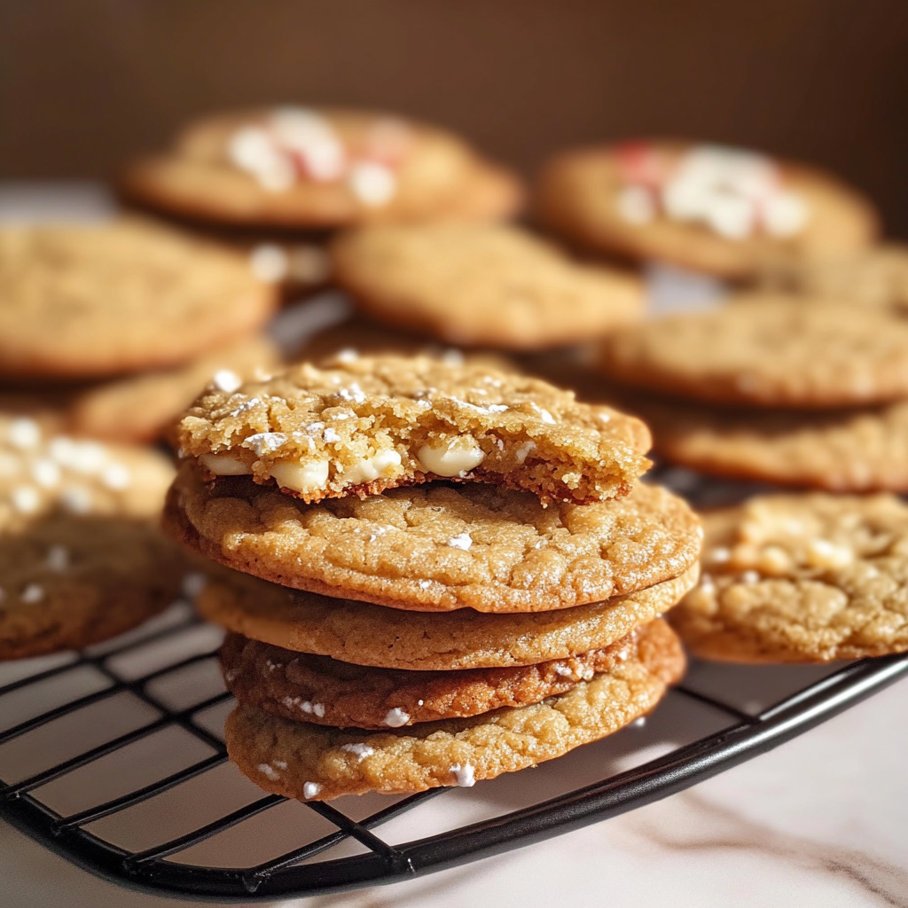 Christmas Biscoff Stuffed Cookies