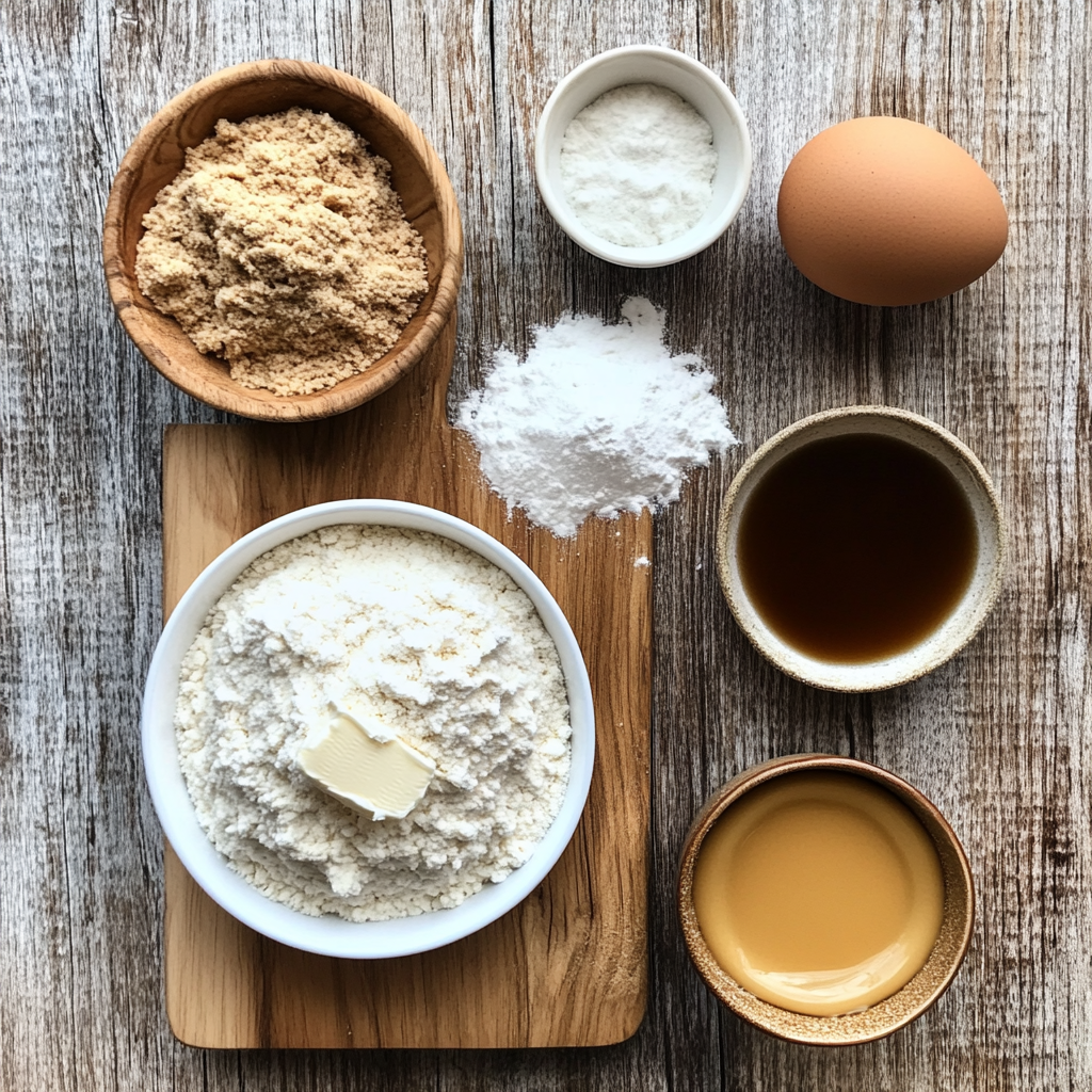 Christmas Biscoff Stuffed Cookies ingredients
