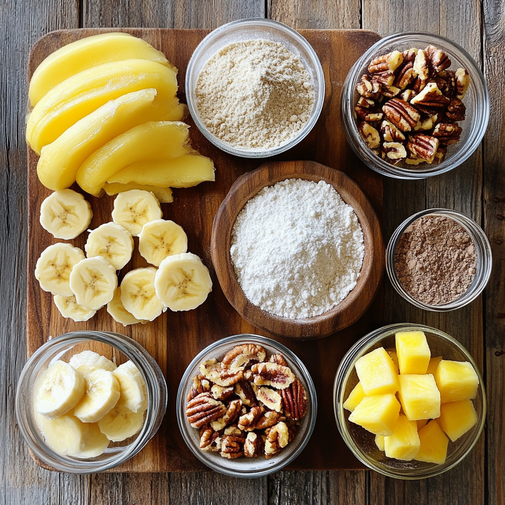 Christmas Hummingbird Cake ingredients