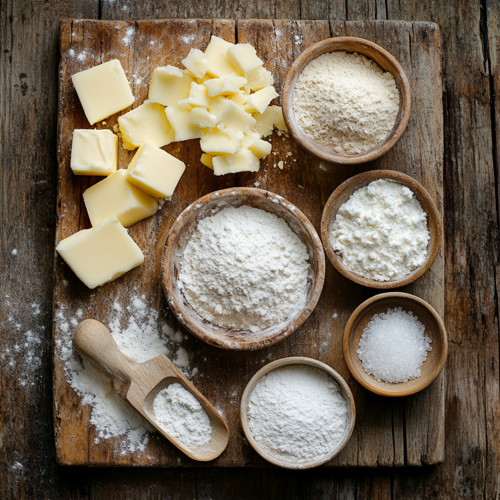 Christmas Melting Moments Cookies ingredients