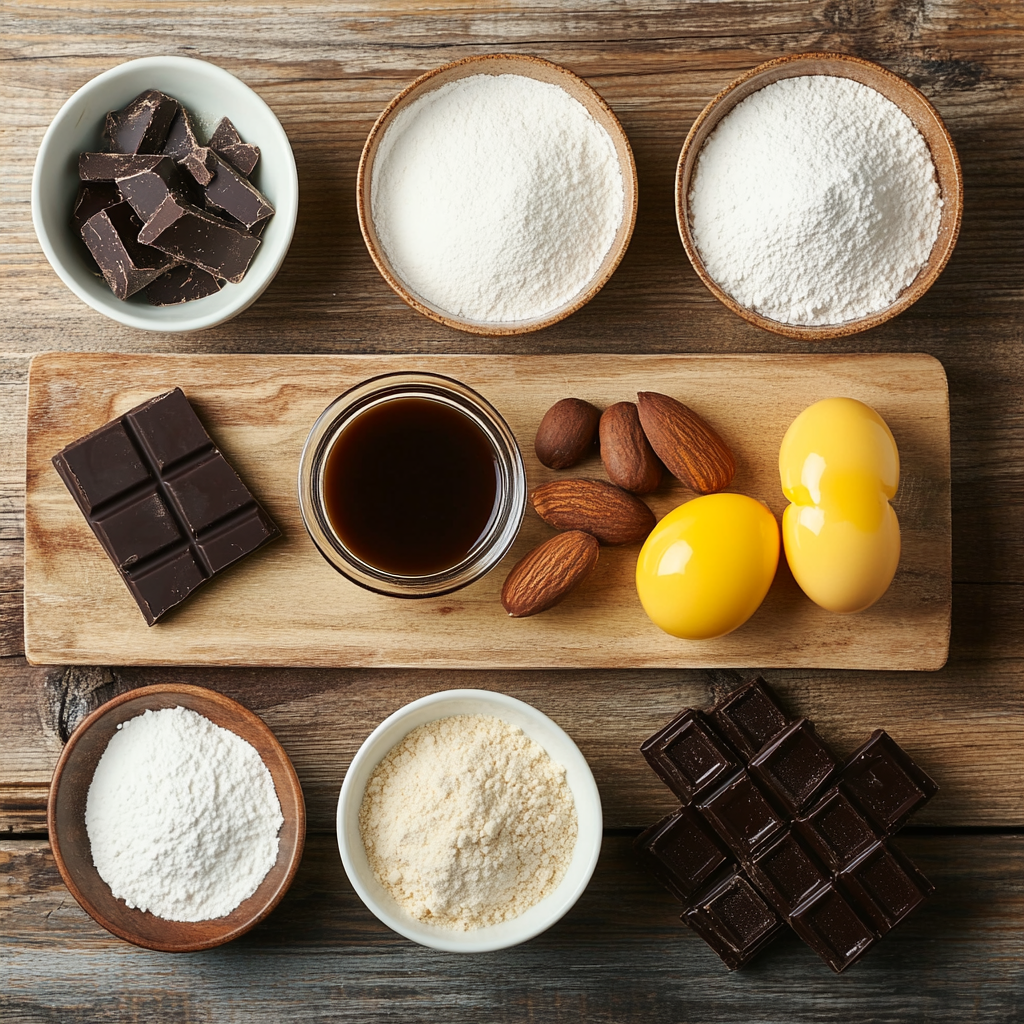 Christmas Opera Cake ingredients