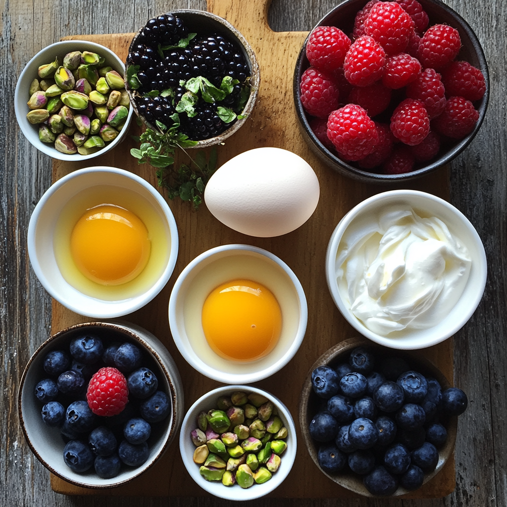 Christmas Pavlova Bombs ingredients