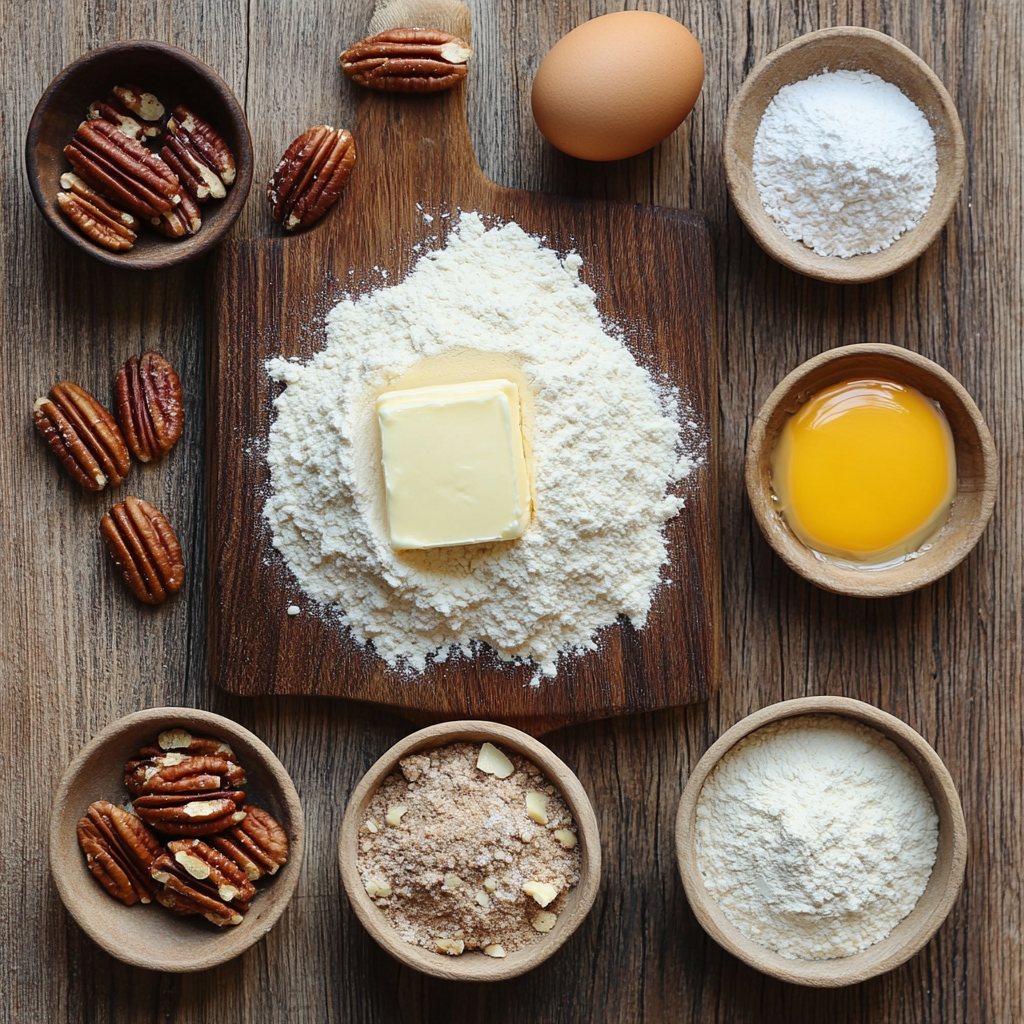 Christmas Pecan Pie Cookies ingredients