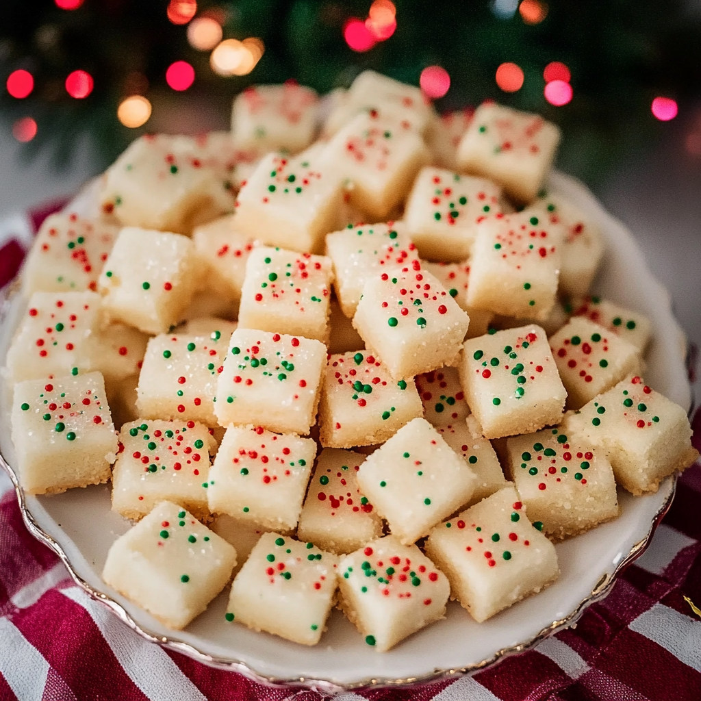Christmas Shortbread Bites