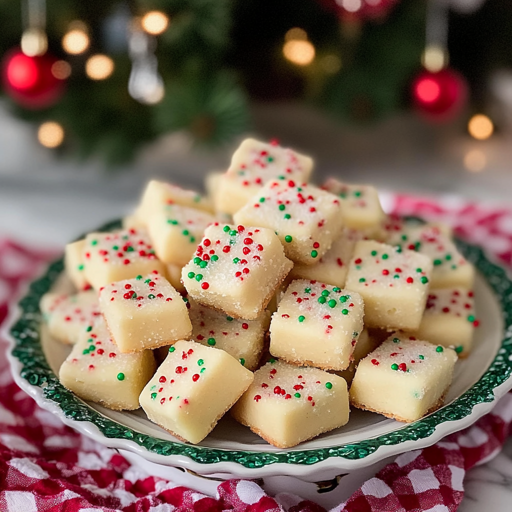 Christmas Shortbread Bites