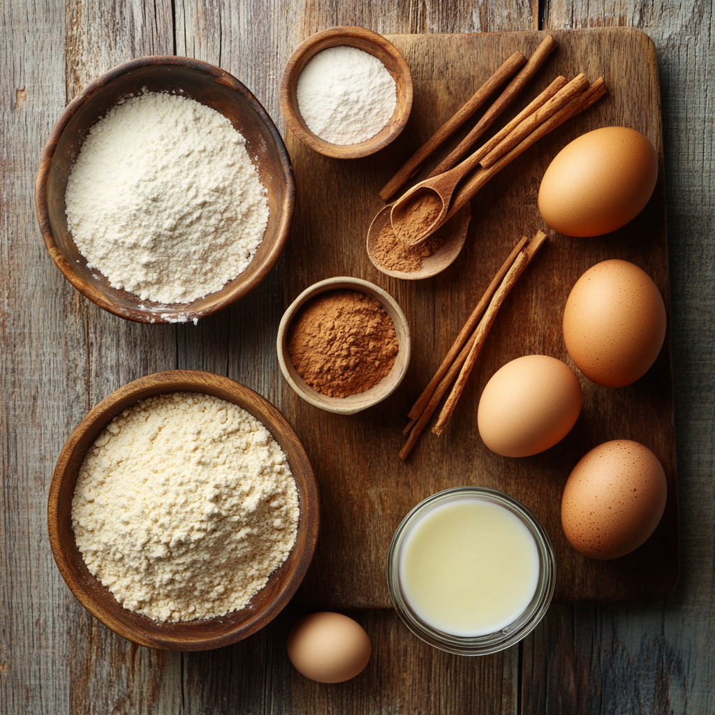 Cinnamon Muffins ingredients