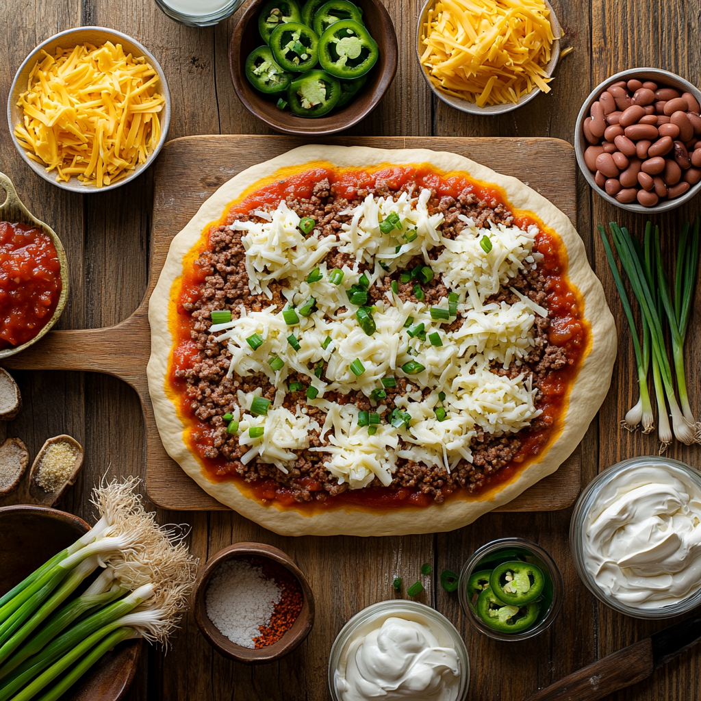 Copycat Mexican Pizza ingredients