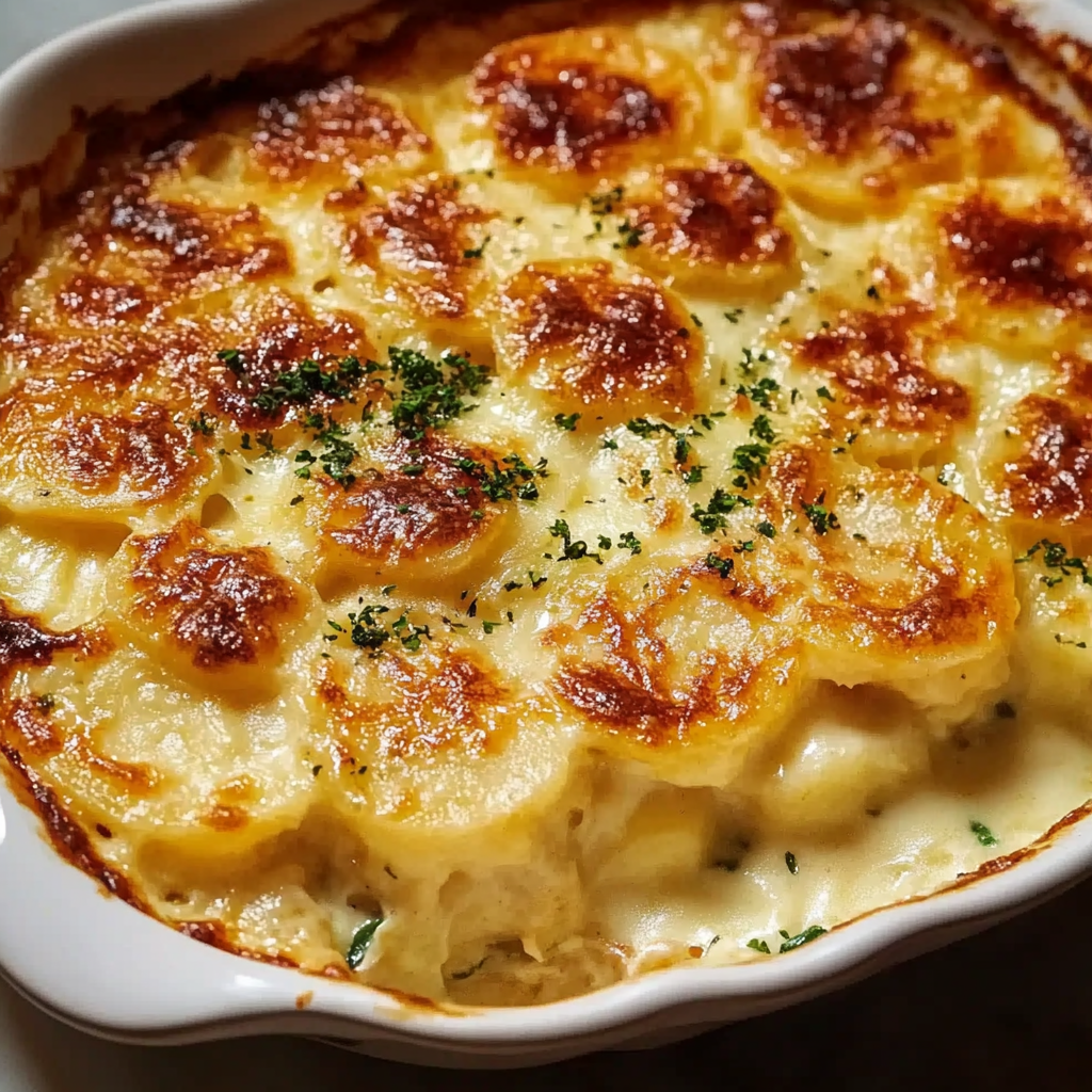 Copycat Ruth’s Chris Potatoes au Gratin