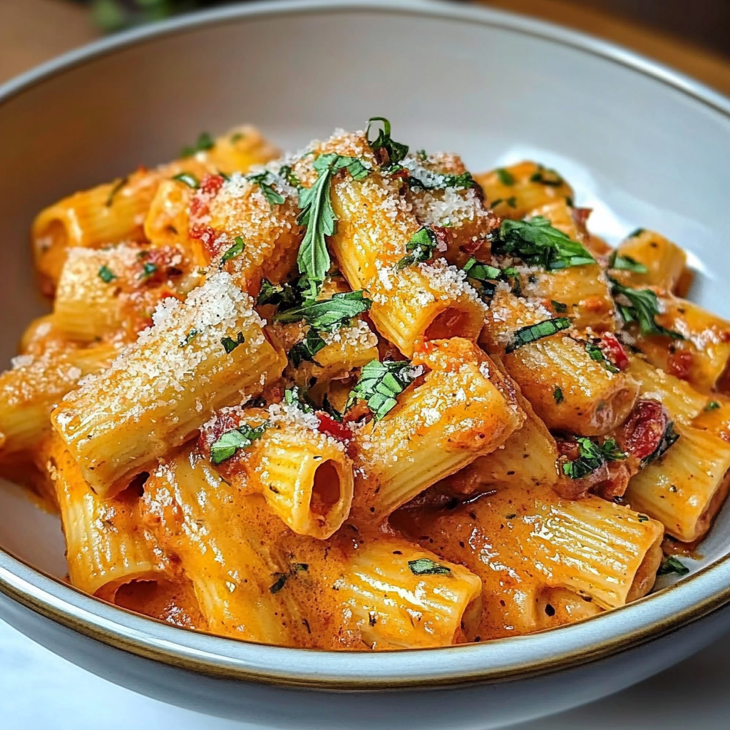 Creamy Tomato Garlic Pasta