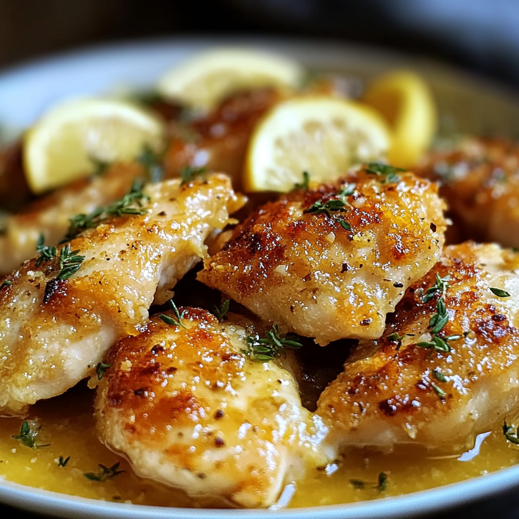 Crispy Zesty Lemon Pecorino Chicken