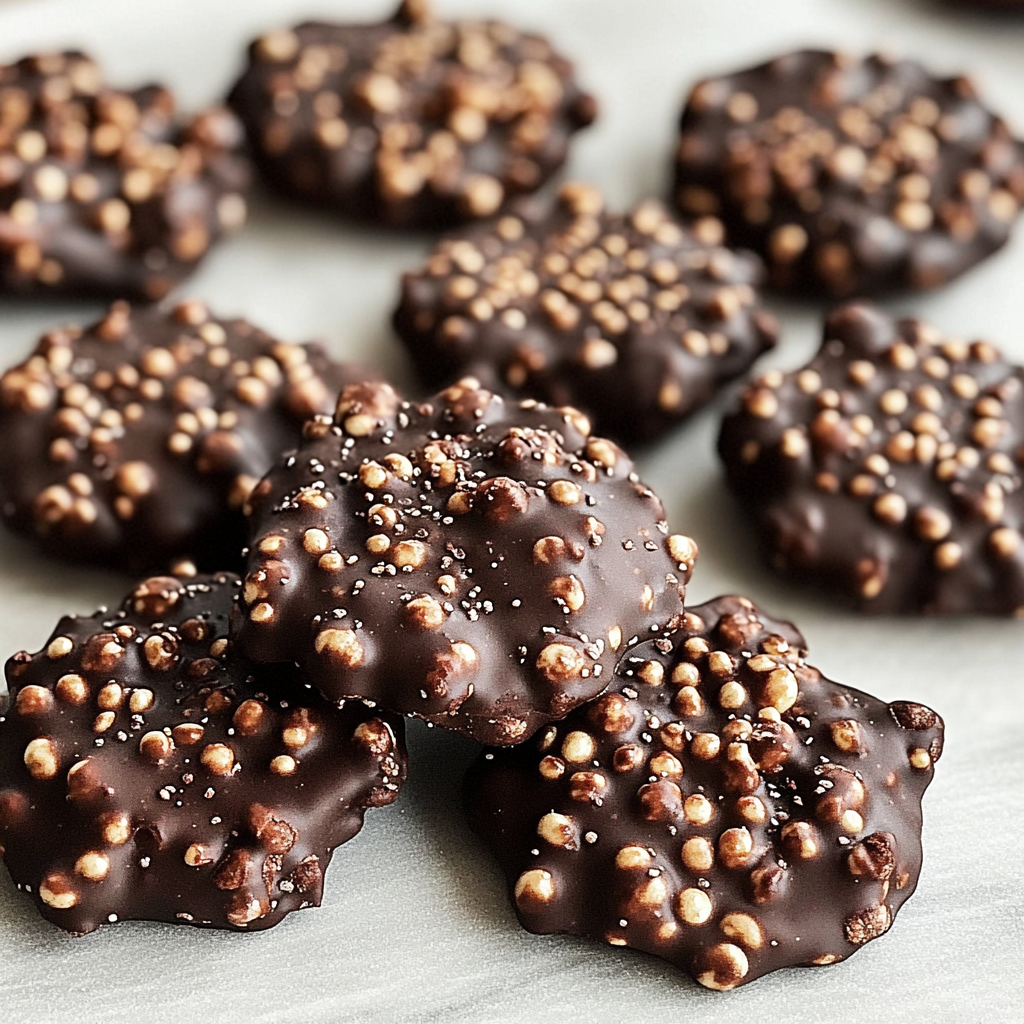 Dark Chocolate Quinoa Crisps
