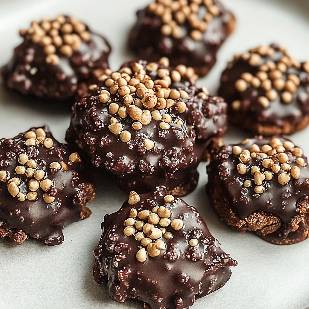 Dark Chocolate Quinoa Crisps