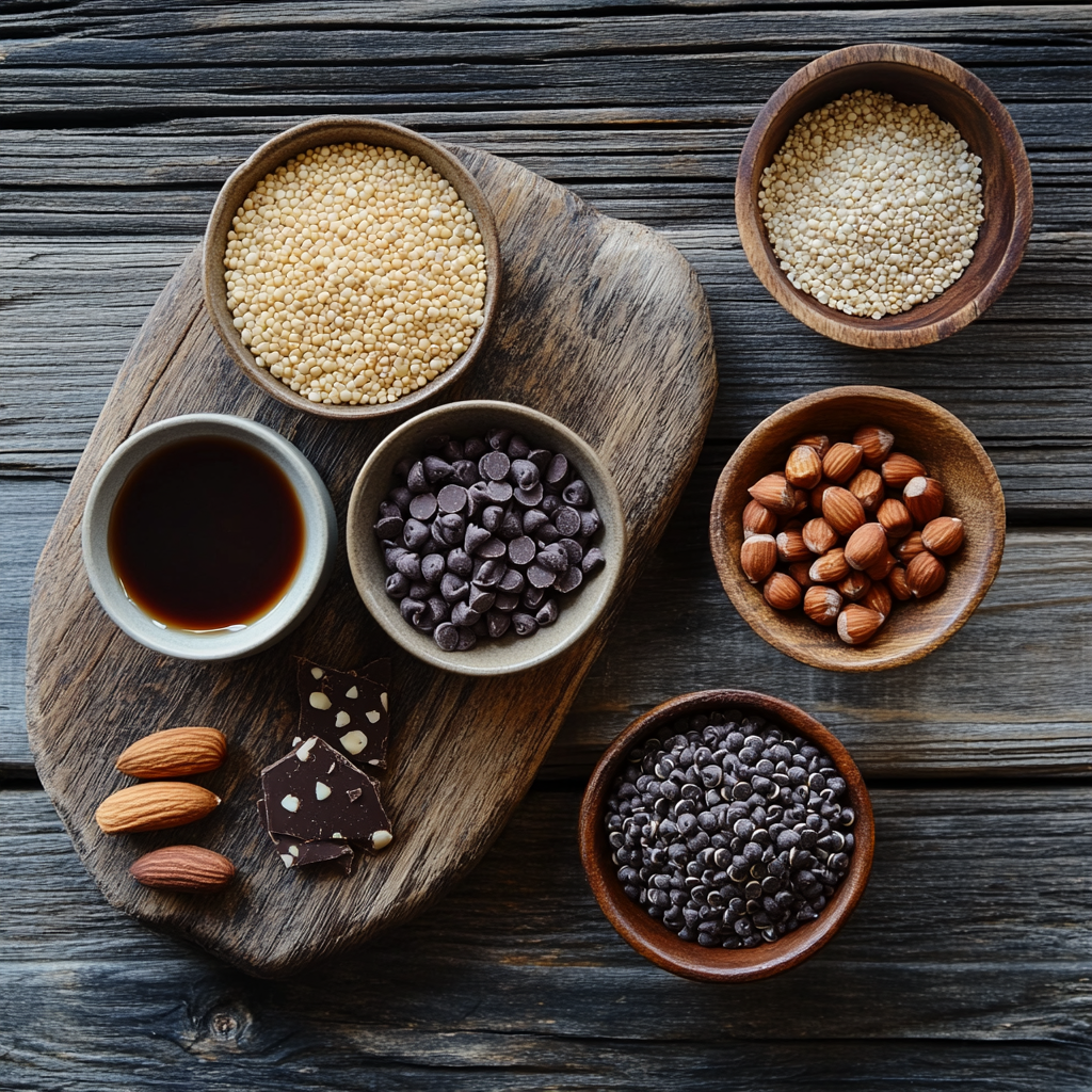 Dark Chocolate Quinoa Crisps ingredients