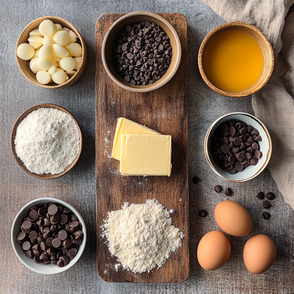 Espresso Chocolate Chip Cookies ingredients