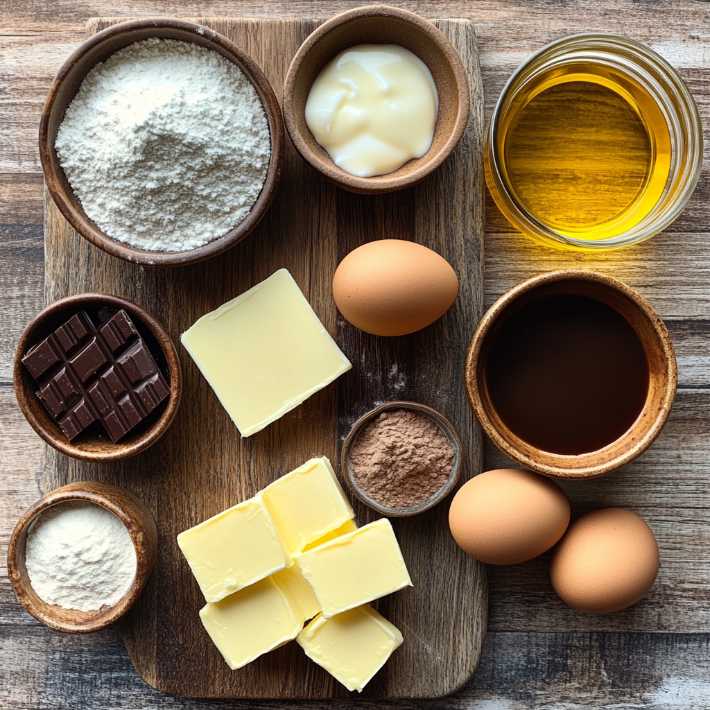 Festive Christmas Tree Churros ingredients