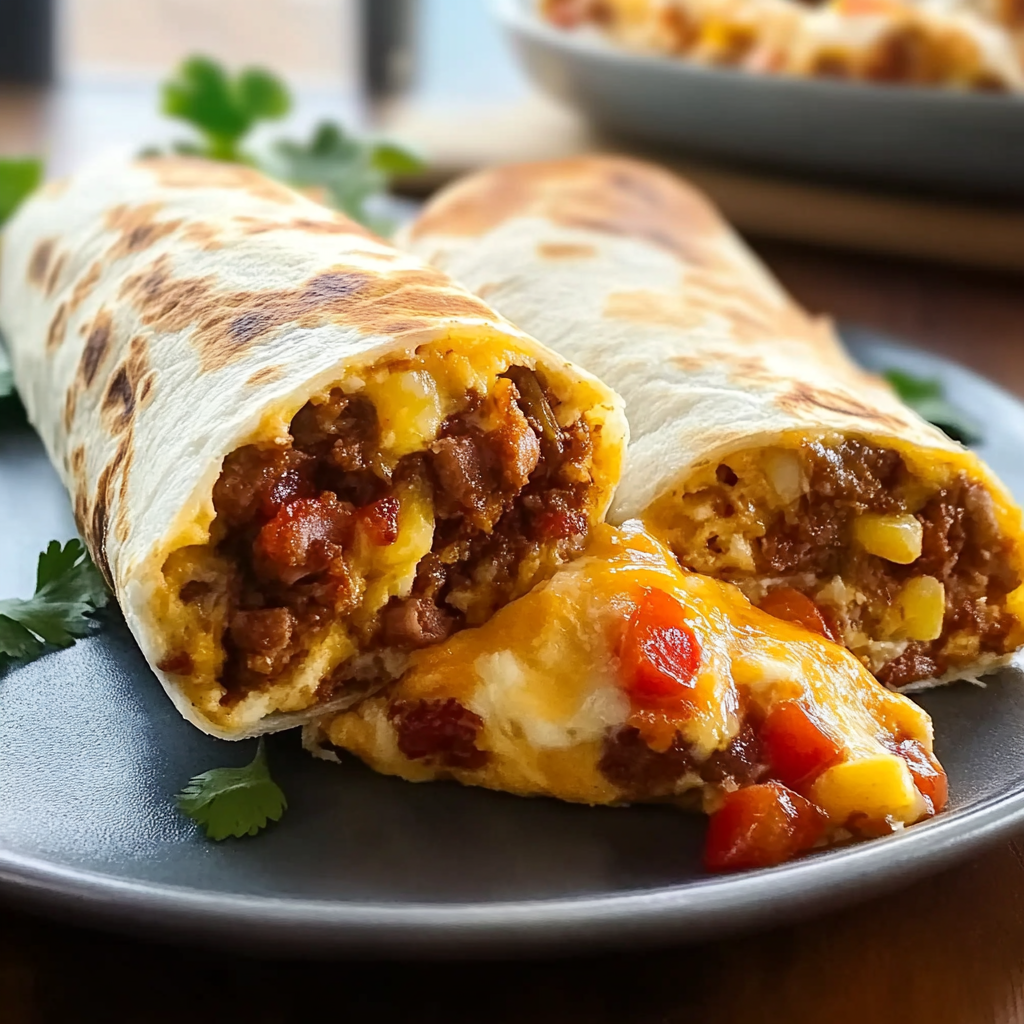 Freezer Breakfast Burritos