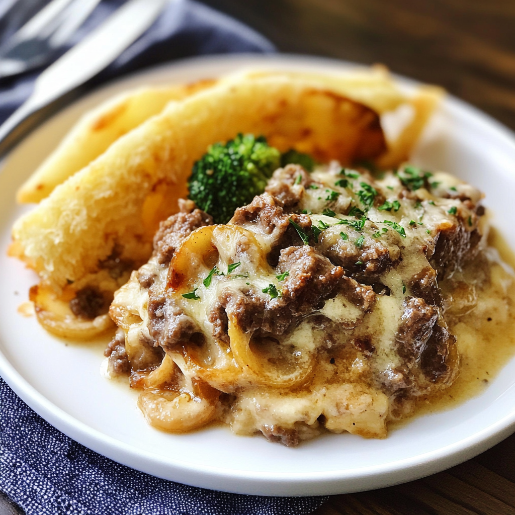 French Onion Beef Casserole