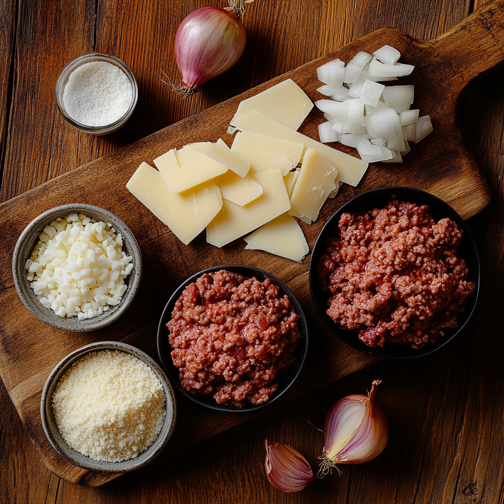 French Onion Beef Casserole ingredients