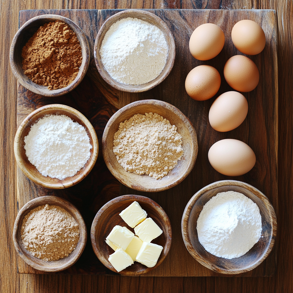 Ginger Cake ingredients