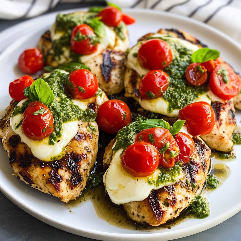Grilled Chicken Margherita