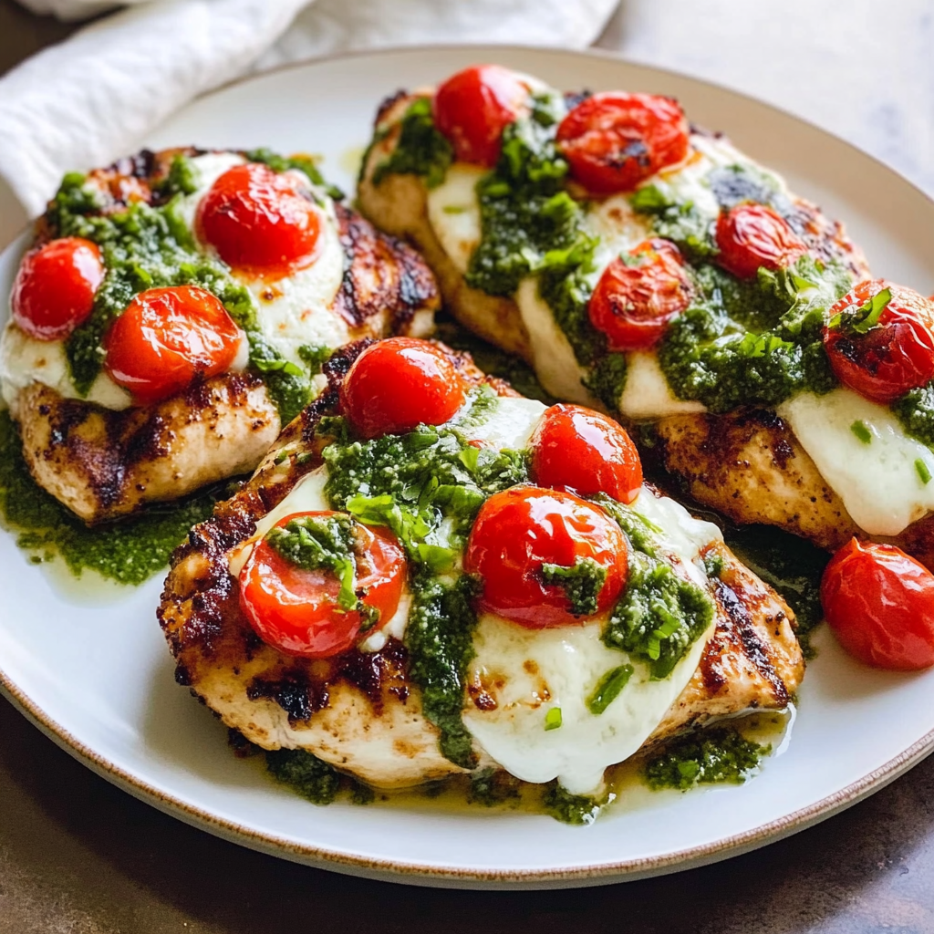 Grilled Chicken Margherita