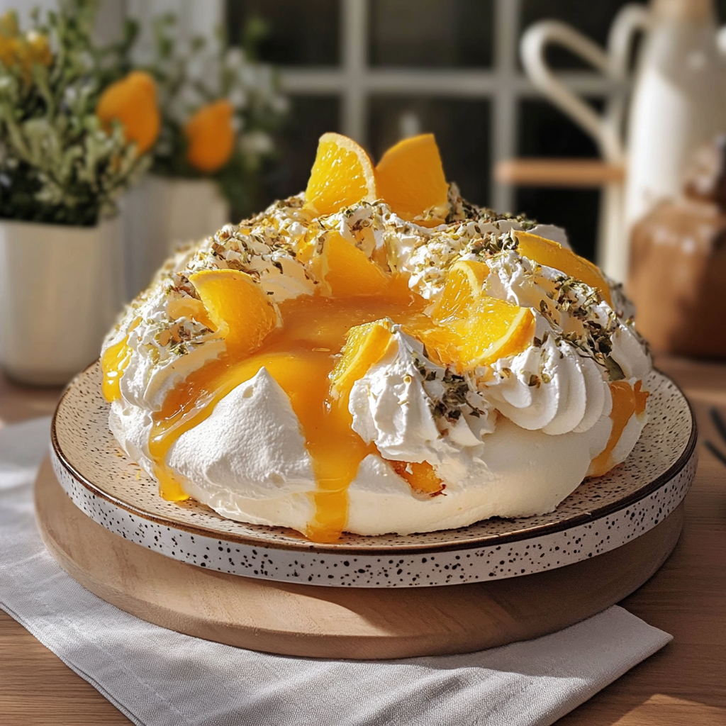 Holiday Citrus Pavlova