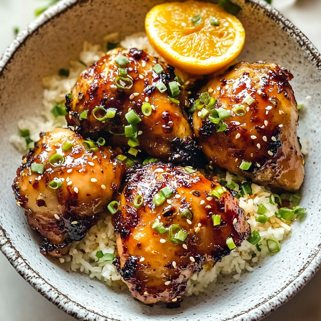 Honey Garlic Chicken Thighs
