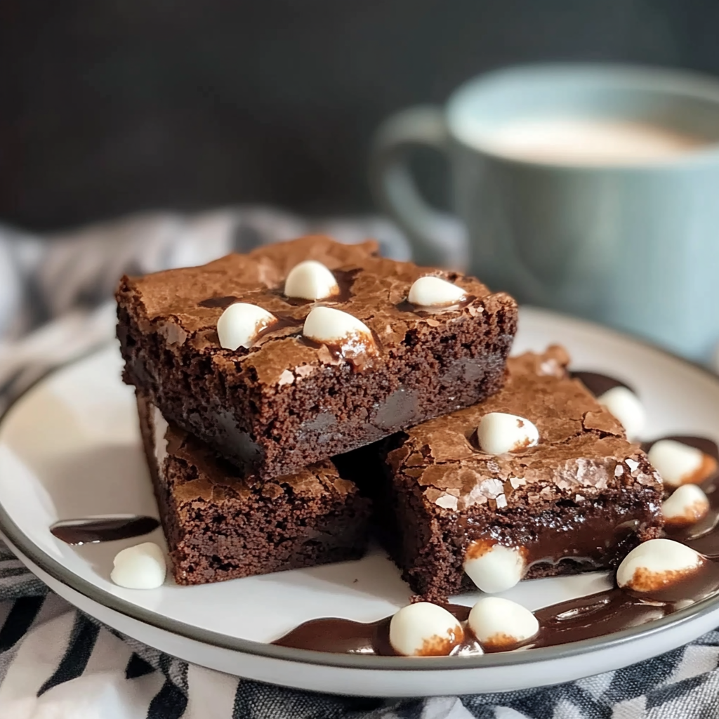 Hot Chocolate Brownies