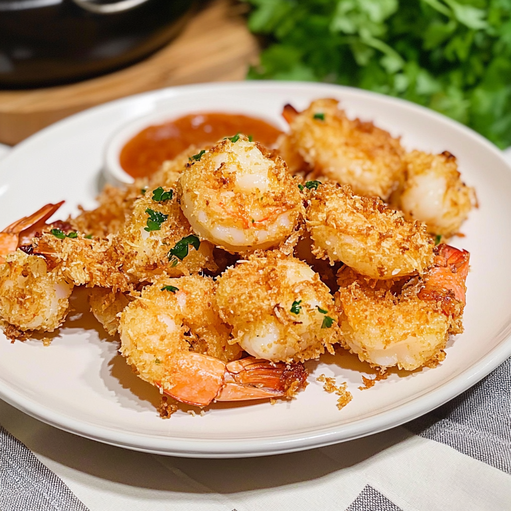 Keto Coconut Crusted Shrimp