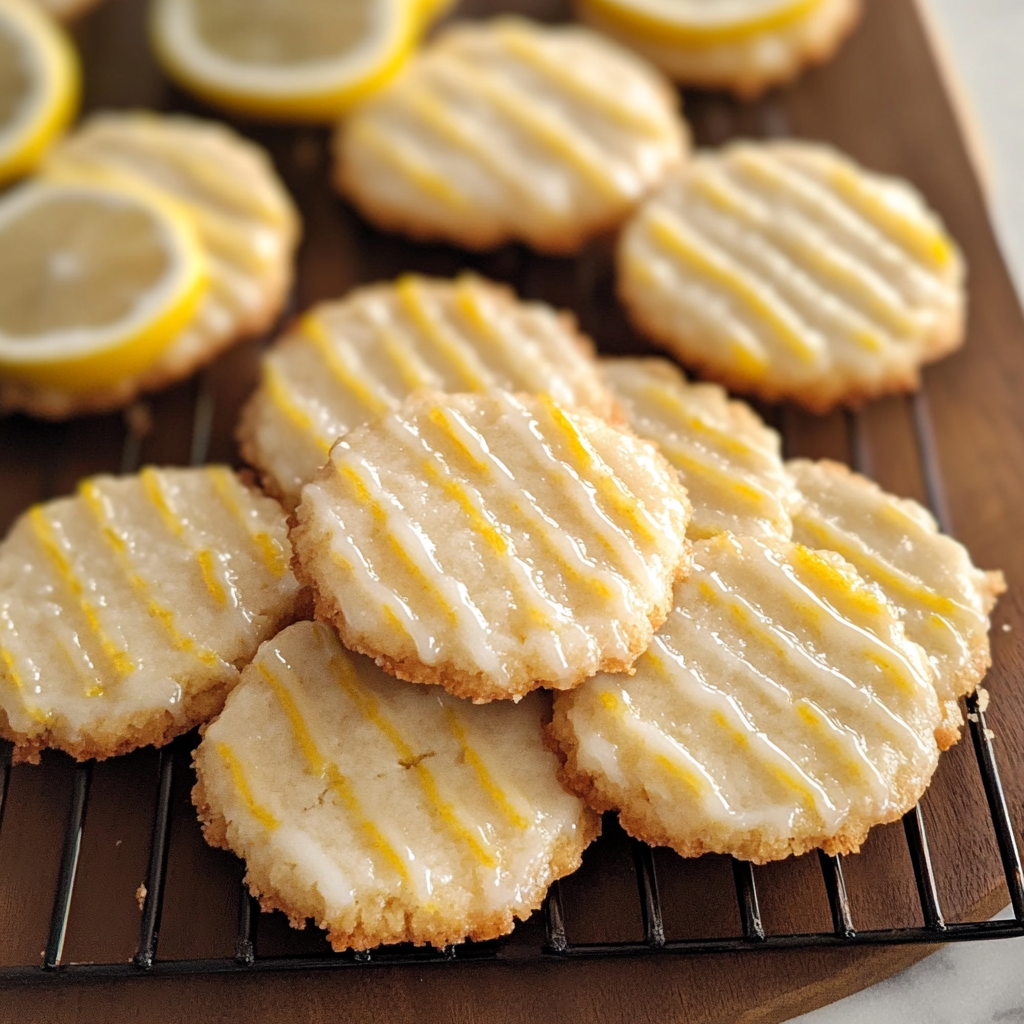 Lemon Shortbread Cookies