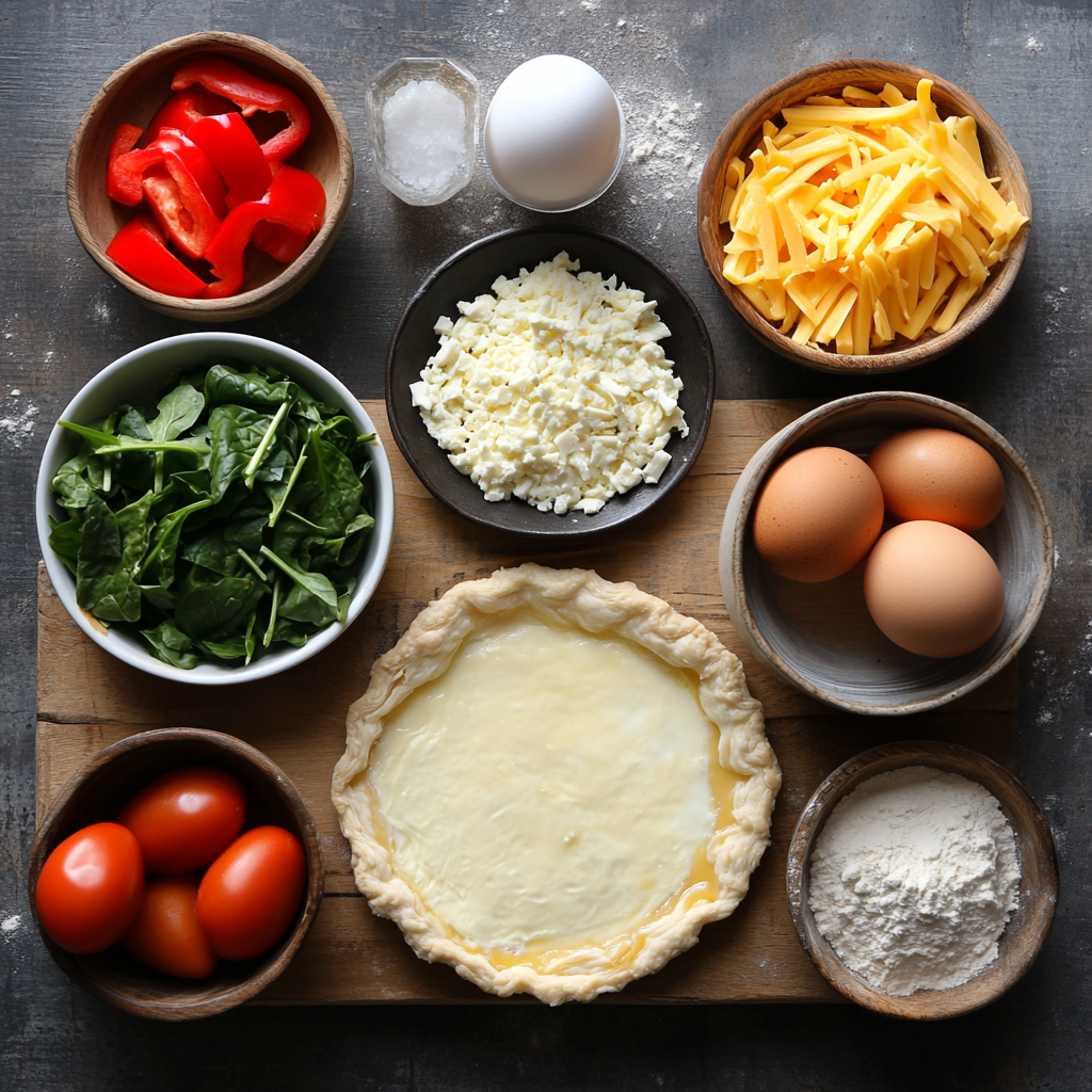 Mini Quiche ingredients