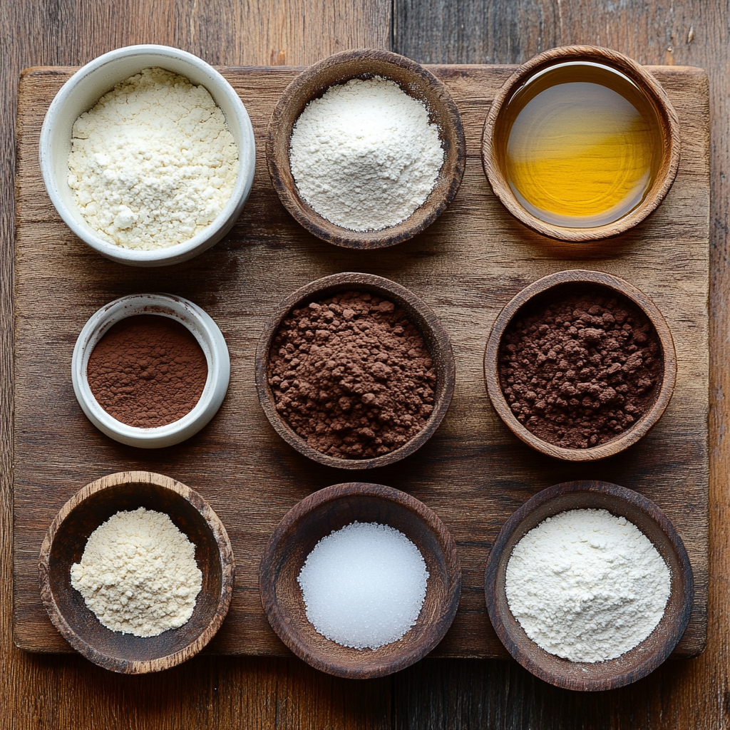 Mug Brownie ingredients