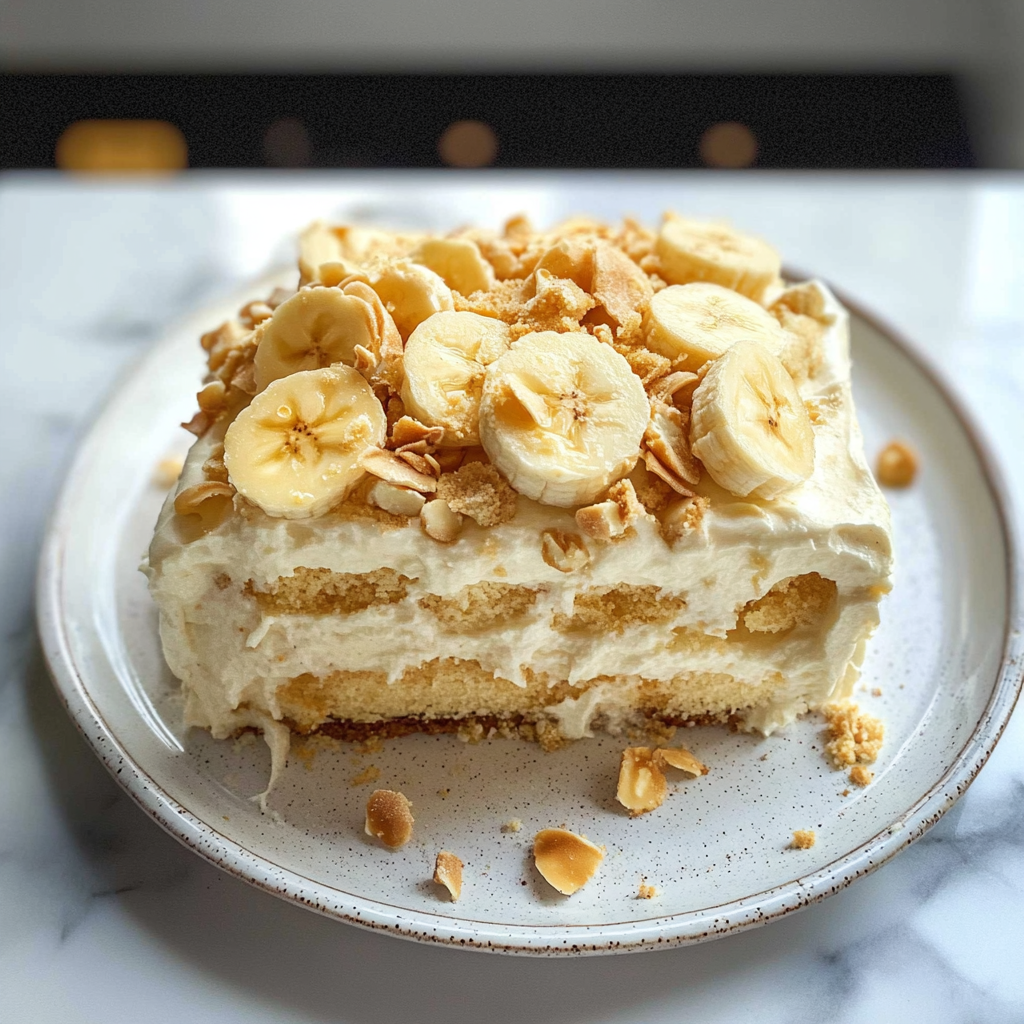 No Bake Banana Pudding