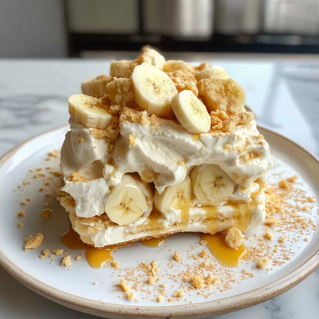 No Bake Banana Pudding