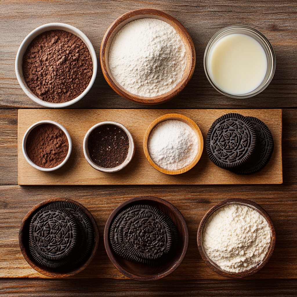 Oreo Cookie Cake ingredients