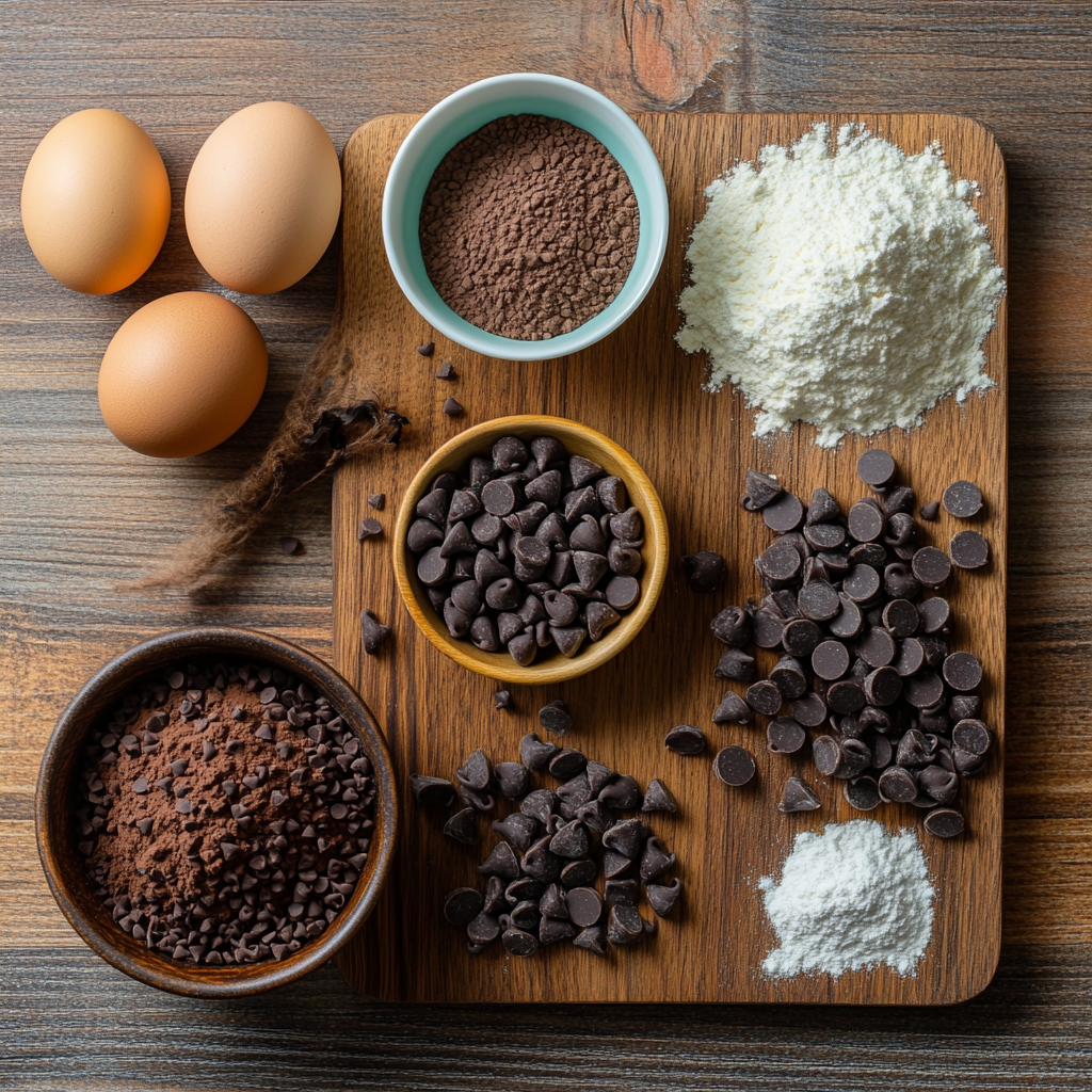 Peppermint Brownies ingredients