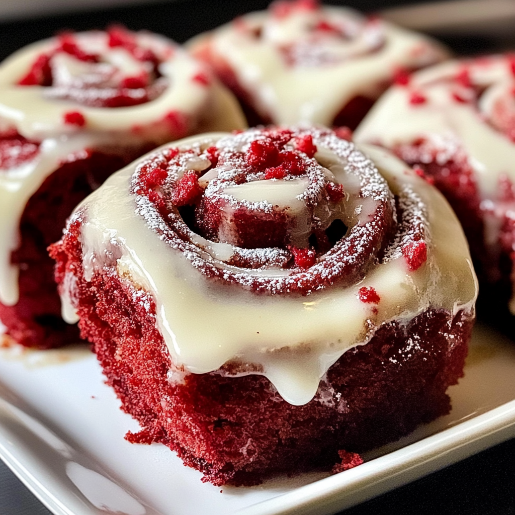 Red Velvet Cinnamon Rolls