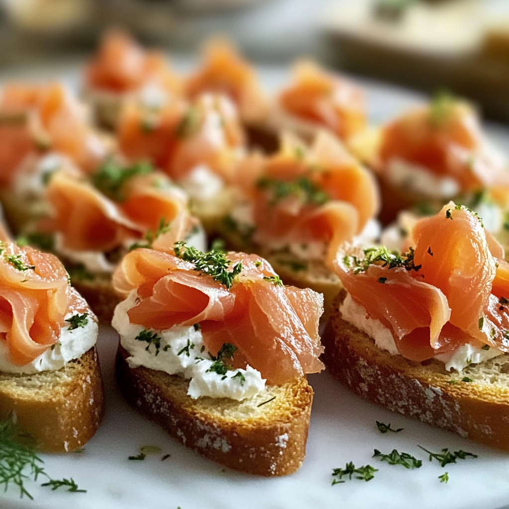 Smoked Salmon Crostini