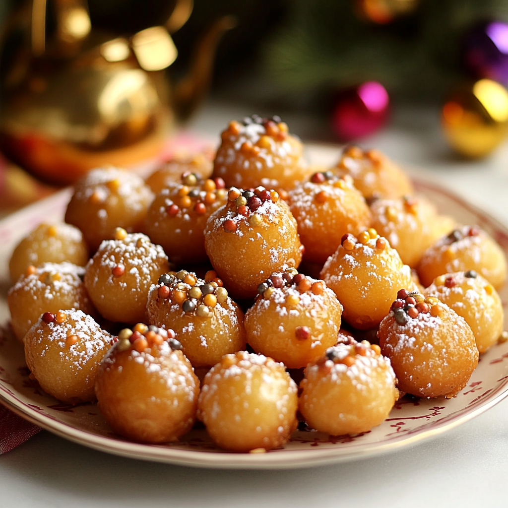 Struffoli (Italian Honey Balls)