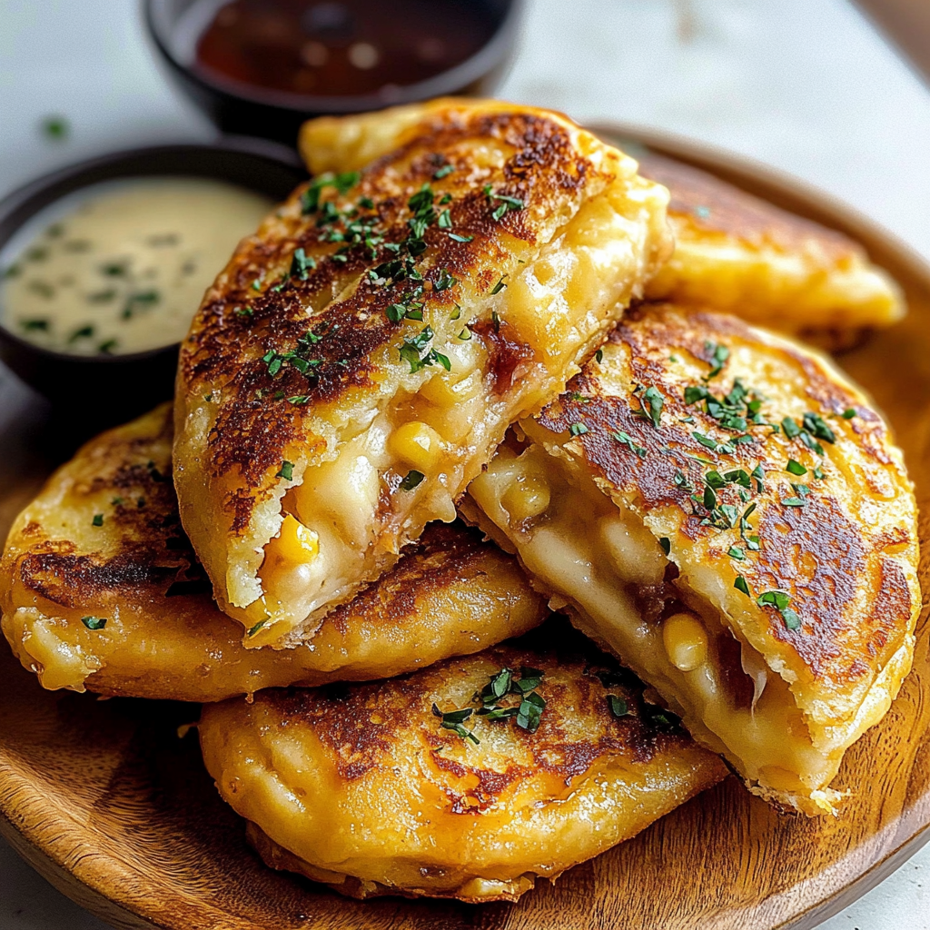 Venezuelan Sweet Corn Cachapas
