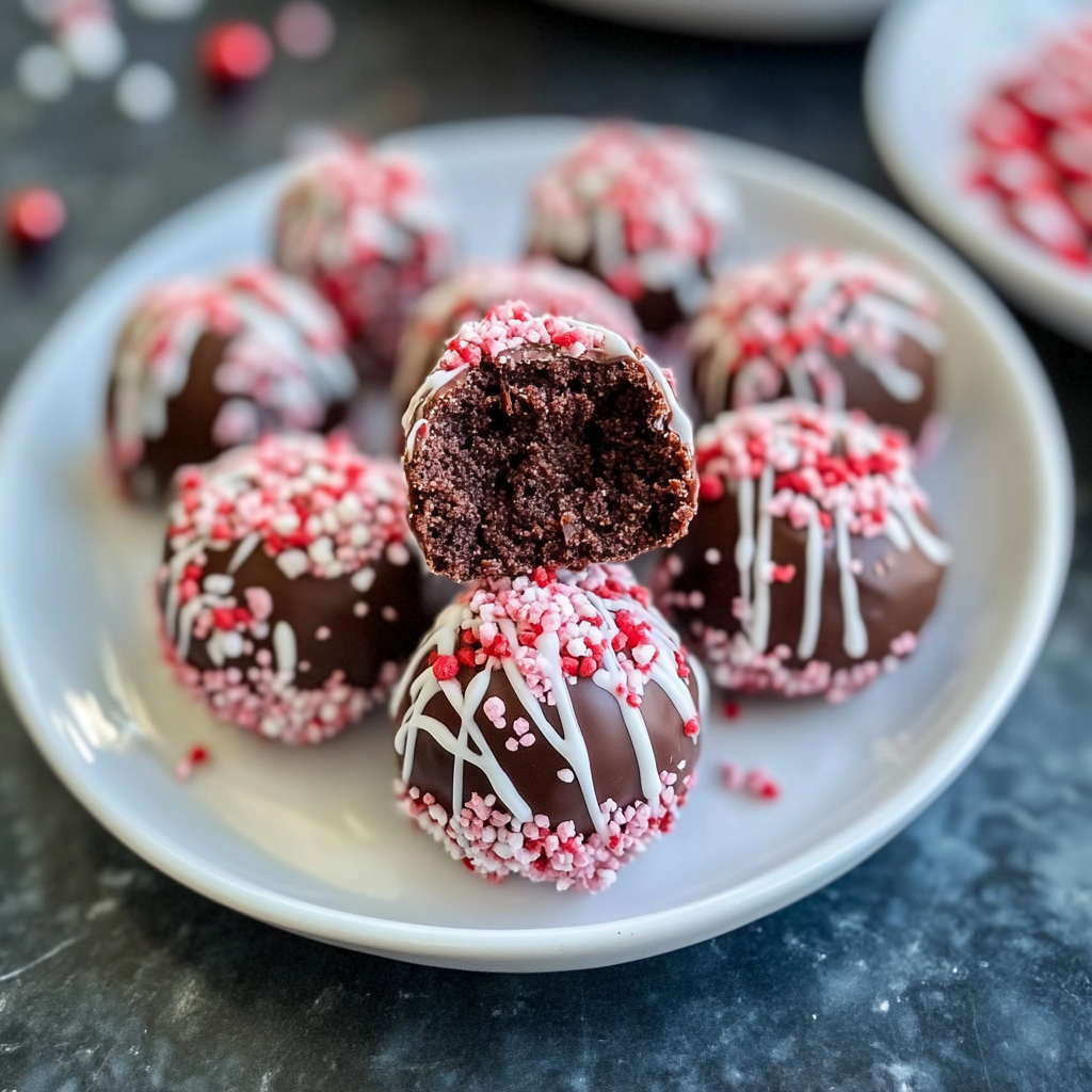 christmas Peppermint Truffles