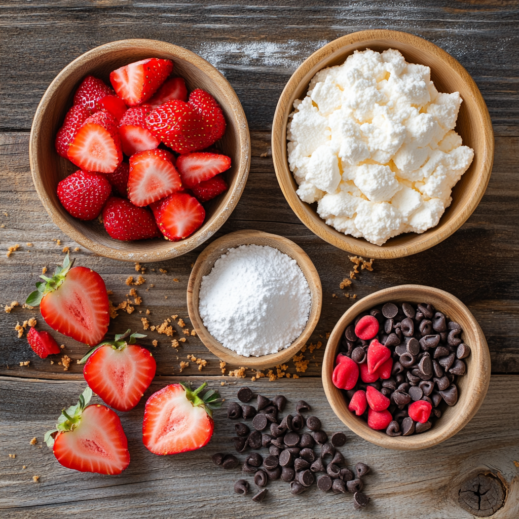strawberry cheesecake truffles ingredients