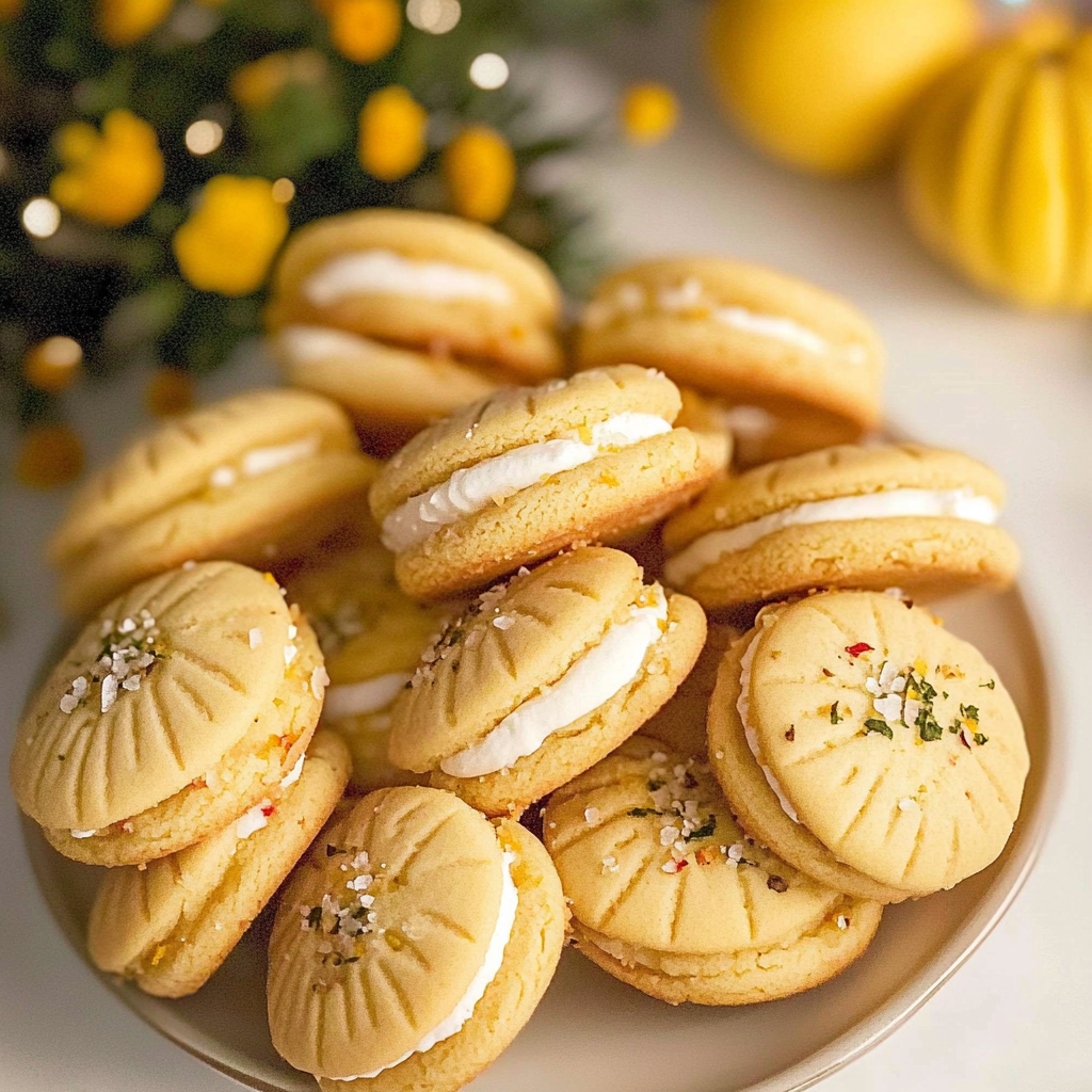Christmas Melting Moments Cookies