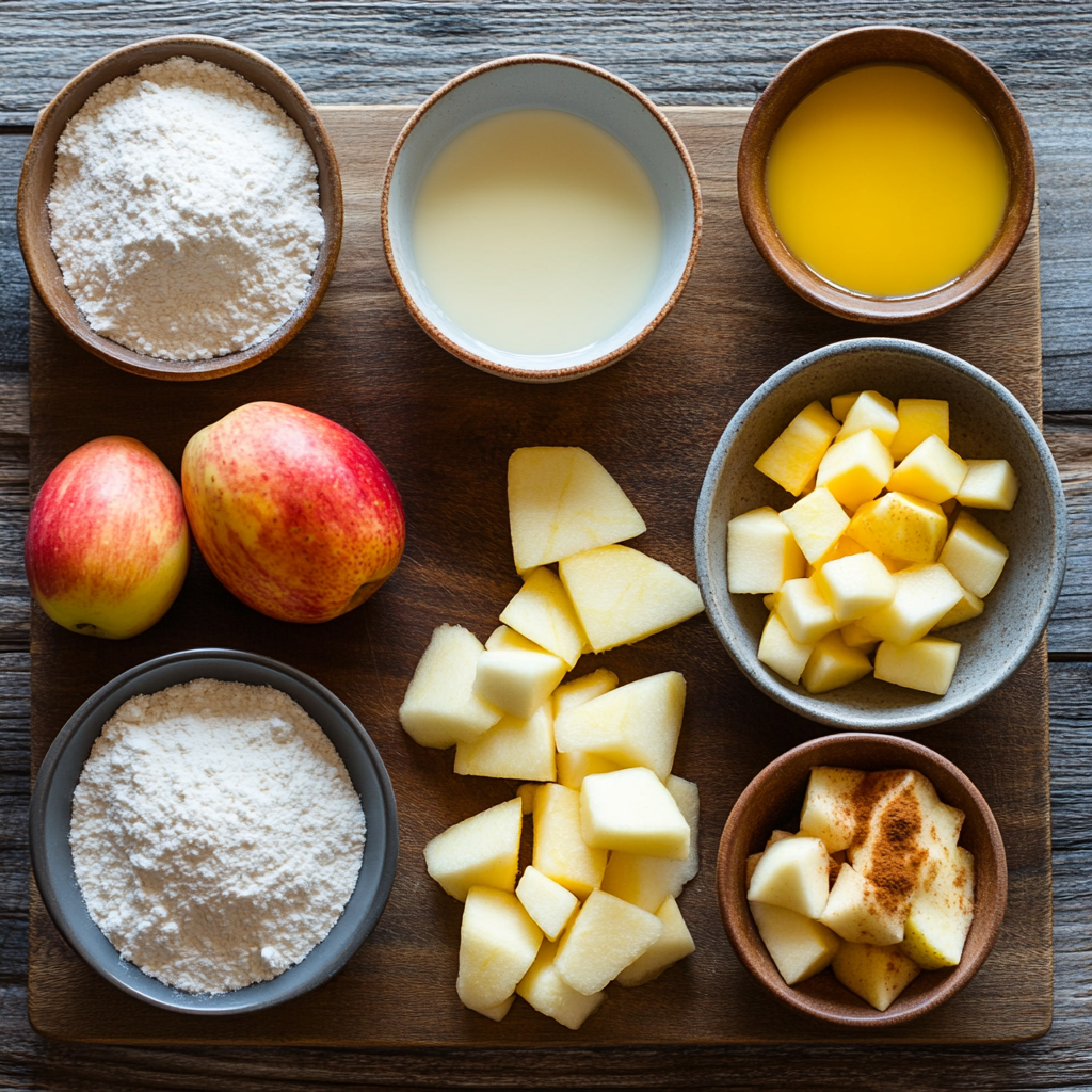 Apple Cinnamon Pancakes ingredients