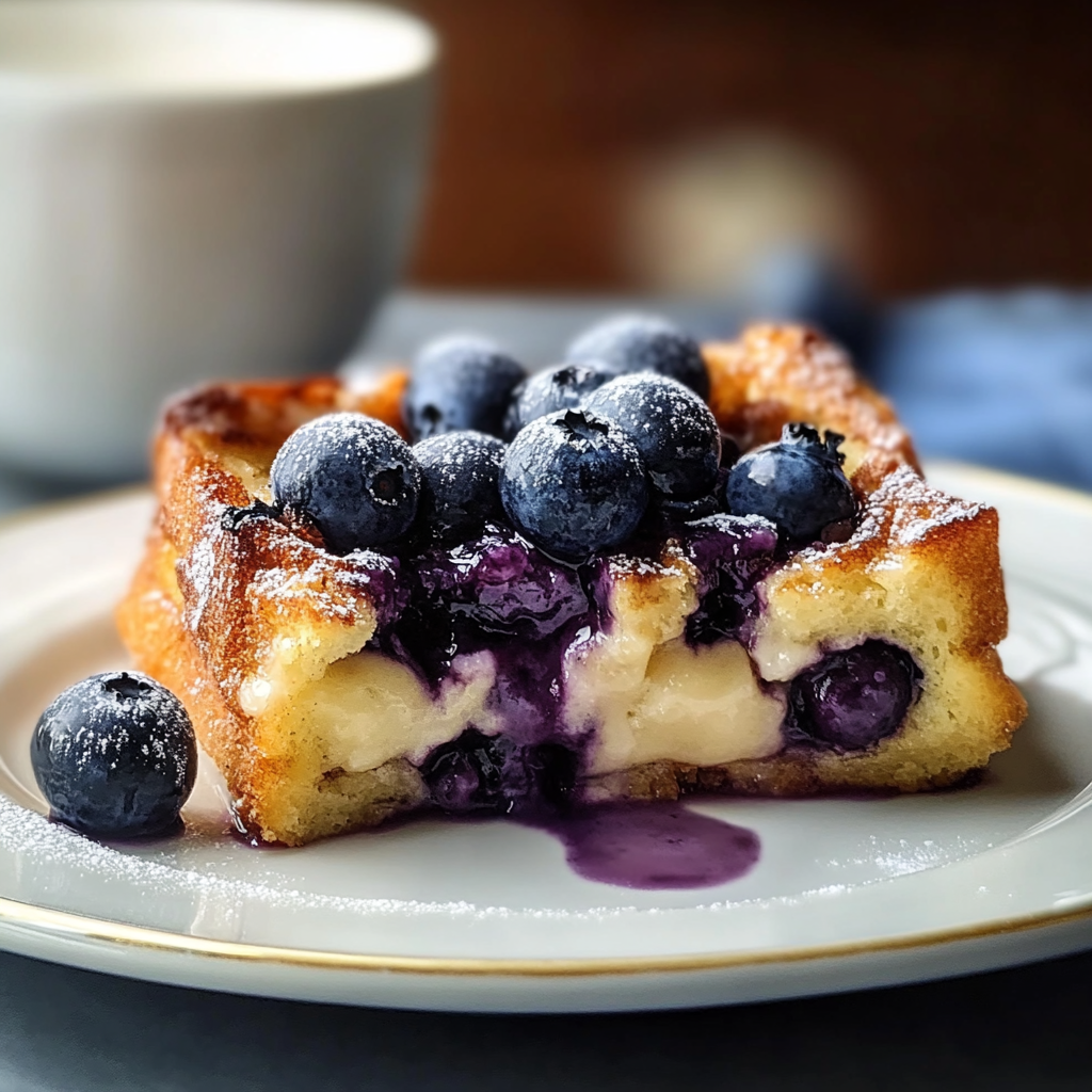 Blueberry Lemon French Toast Casserole