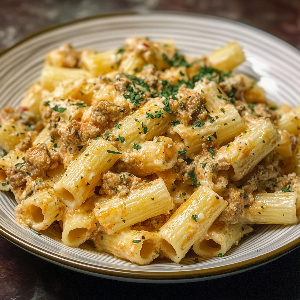 Boursin Cheese Rigatoni