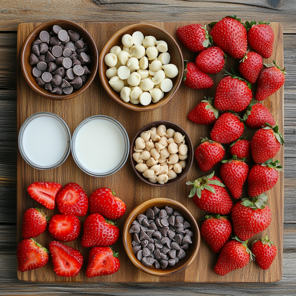 Chocolate Covered Strawberries ingredients