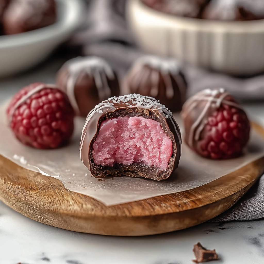 Chocolate Raspberry Truffles